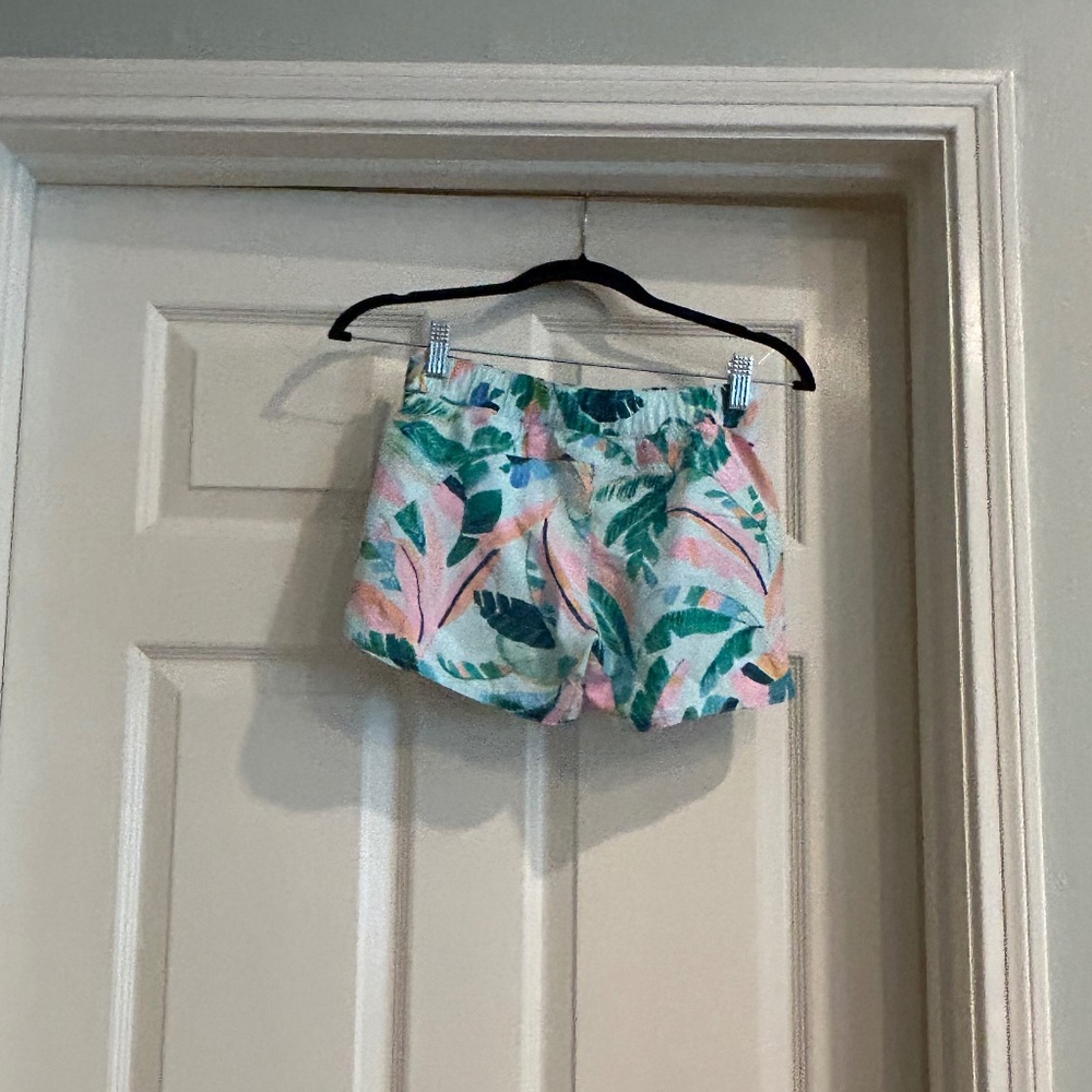 Kids Teal Floral shorts